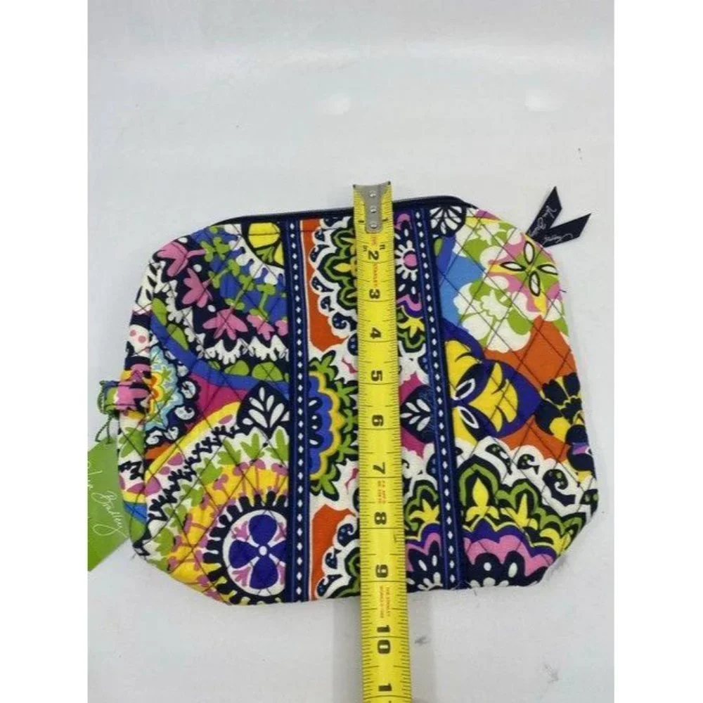 vera bradley yellow green blue quilted fabric cosm